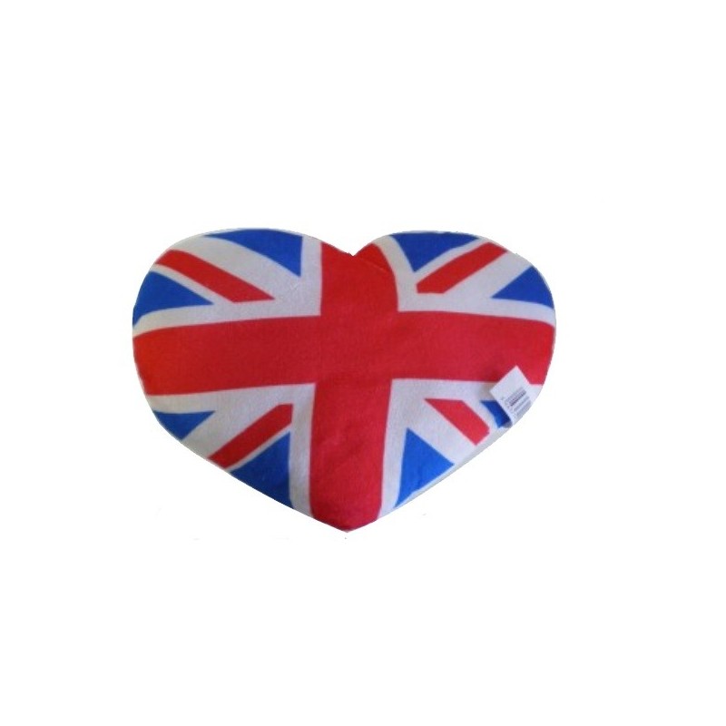 Peluche Coeur Union jack 25 cm (2312)