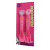 Ensemble couverts en plastique rigide rose Hello Kitty  (2358)