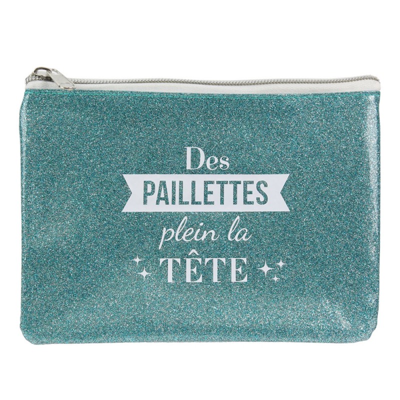 The concept Factory: Trousse Plate verte à Paillettes (2974)