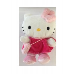 Peluche Hello Kitty en robe rouge - 15 cm (3065)