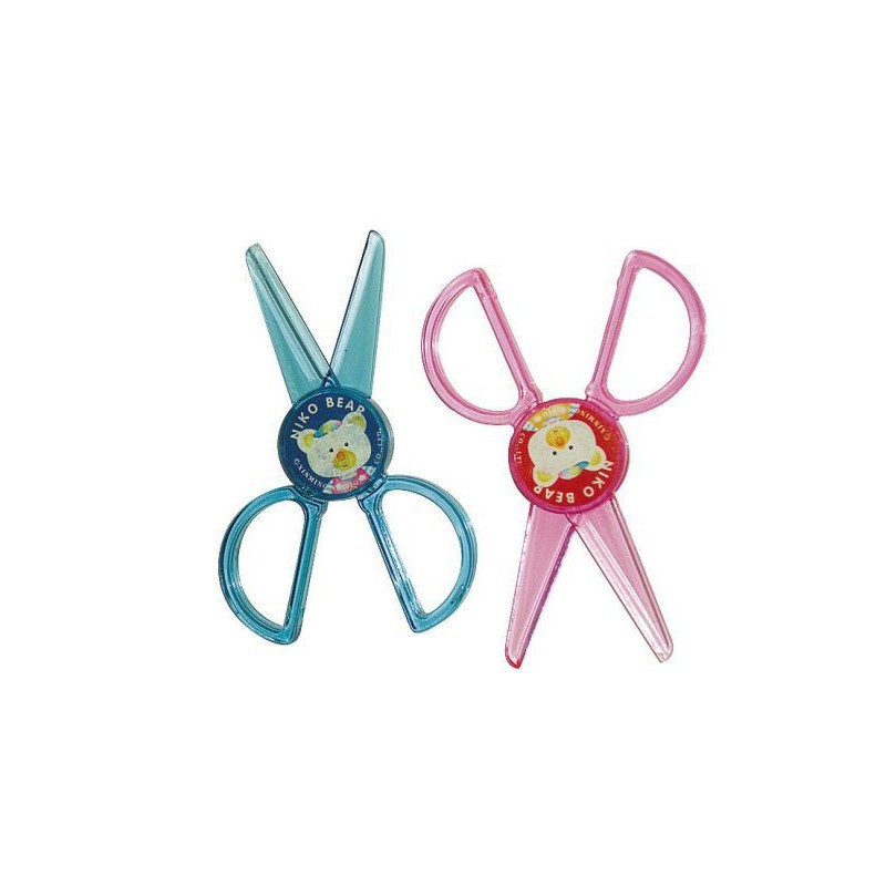 Lot de 2 paires de ciseaux enfant en plastique (3143)